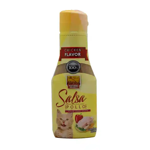 Natural Select Salsa Gatos Sabor a Pollo