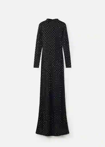 Vestido Cleo Negro Talla S Mujer Mango