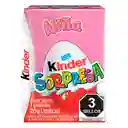 Kinder Sorpresa Huevo de Chocolate con Leche para Niña