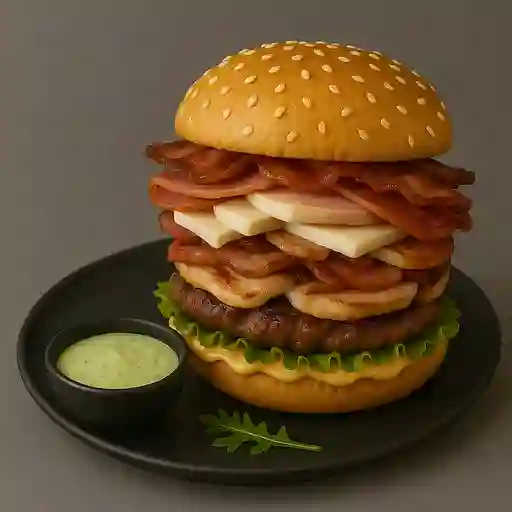 Hamburguesa venezolana golosa