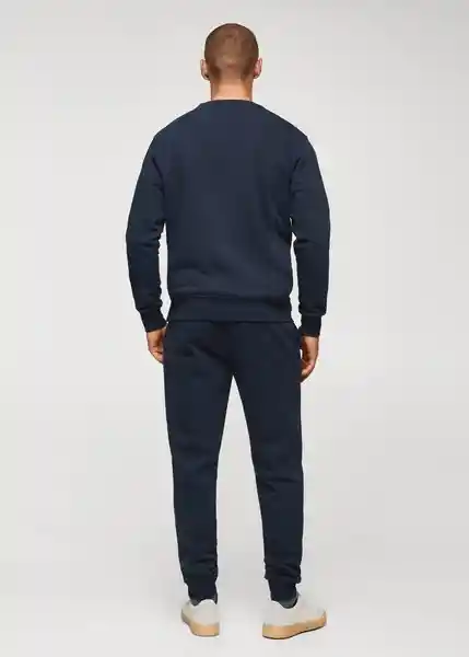 Buzo Sudadera Nola Navy Talla M Hombre Mango