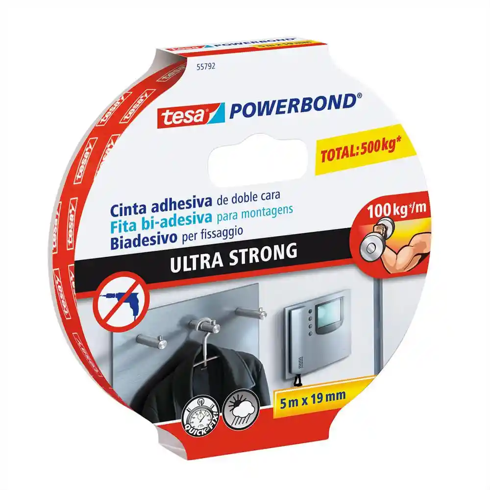 Tesa Powerbond Cinta Doble Faz Ultrafuerte