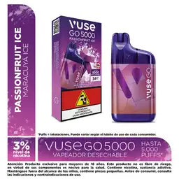 Vapeador Vuse GO 5000 Passion Fruit Ice