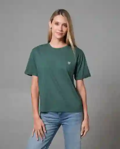 Camiseta Mujer Verde M 200G000_VER195414 Rifle