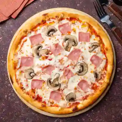 Pizza jamon/champiñon