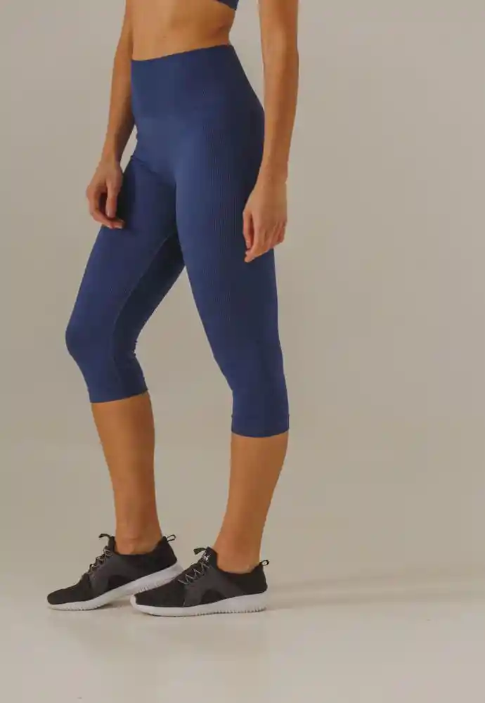 Leggings Capri Mujer Mp Azul Talla M Bronzini