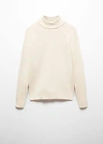 Jersey Caro Offwhite Talla L Hombre Mango