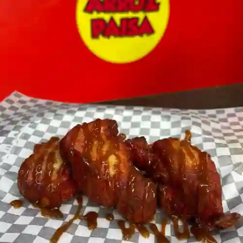 Porcion de Costillas Bbq