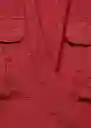 Vestido Maria Rojo Talla L Mujer Mango