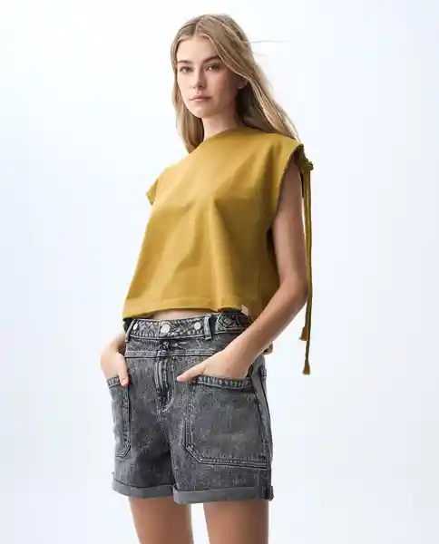 Camiseta Mujer Verde Talla XS 601G008_VER170836 Americanino