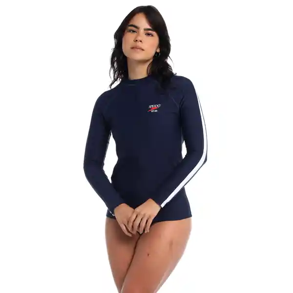 Camiseta Manga Larga Sunshine Peacoat Jet Mujer Talla XXL Speedo