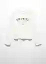Camiseta Cookies Off White Talla 10 Niña Mango