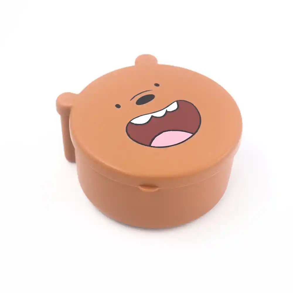 Miniso Contenedor de Comida Pardo Osos Escandalosos Café