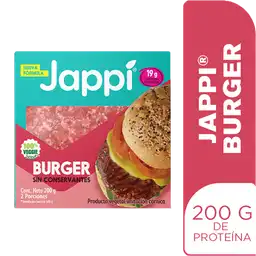 Jappi Hamburguesa Vegetal Imitación Cárnica