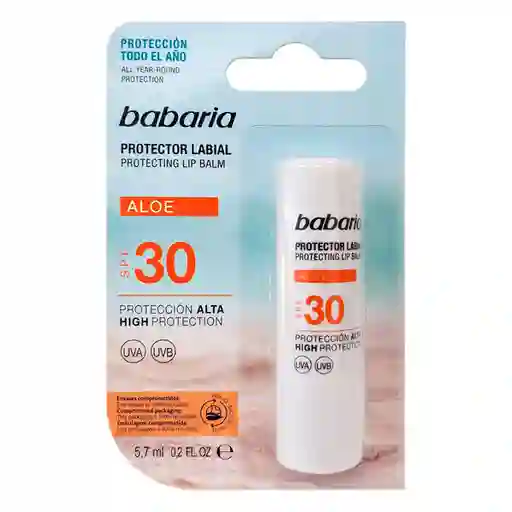 Babaria Protector Labial Solar Con Aloe Spf 30
