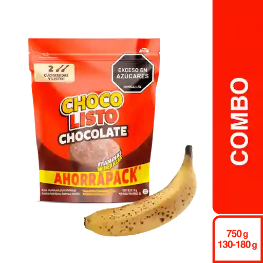 Combo Chocolisto Bebida Achocolatada + Criollo Banano