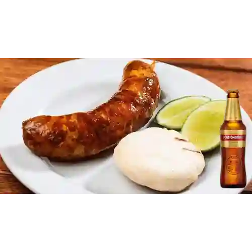 Combo Chorizo Santarrosano + Club Col. Dorada 330ml