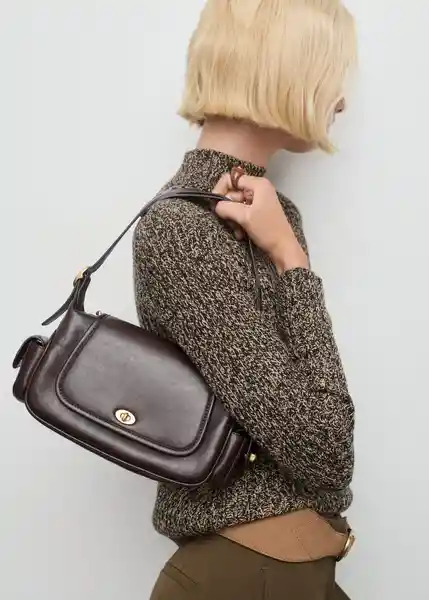 Saco Jersey Salty Chocolate Talla XS Mujer Mango