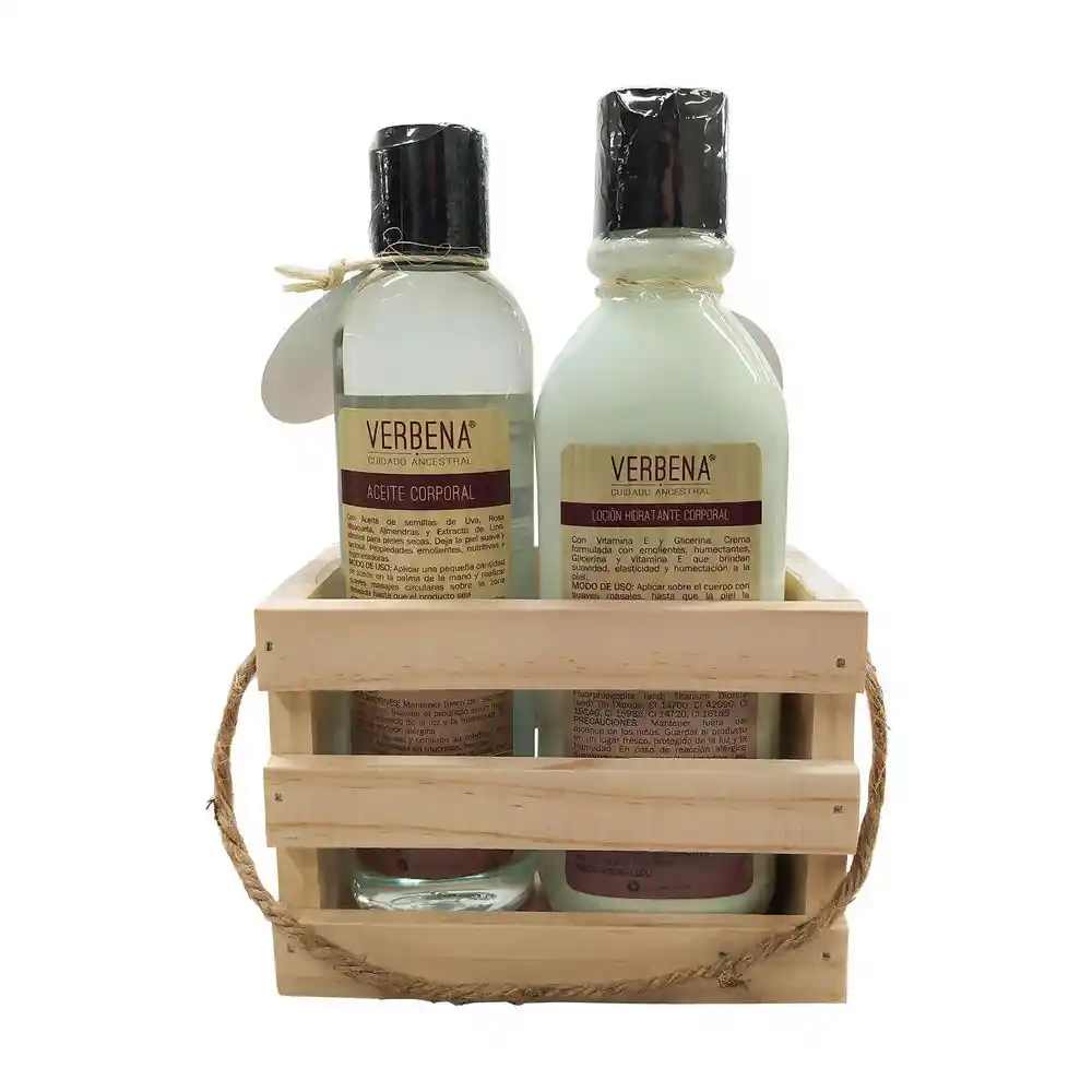  Feliz Navidad Kit 4 Locion + Aceite VERBENA 