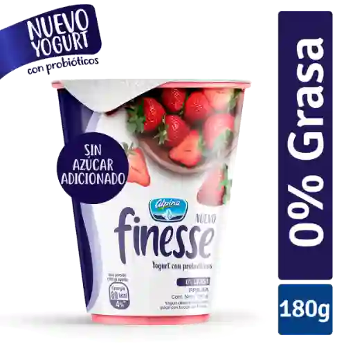 Yogurt Finesse Fresa Vaso 180g