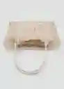 Bolso P Espa Off White Talla 99 Mujer Mango