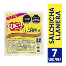 Salchicha Llanera Rica 218 g