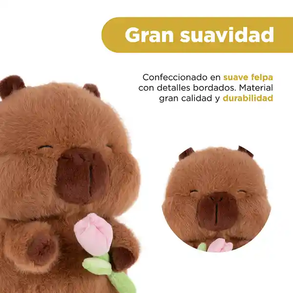 Peluche Con Flores Serie Kapibara 12 in Miniso