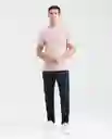 Camiseta Basic Colors Masculino Rosa Malva Medio T. L Chevignon