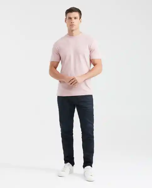 Camiseta Basic Colors Masculino Rosa Malva Medio T. L Chevignon