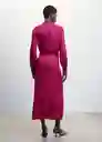 Vestido Rustik-A Fucsia Talla S Mujer Mango