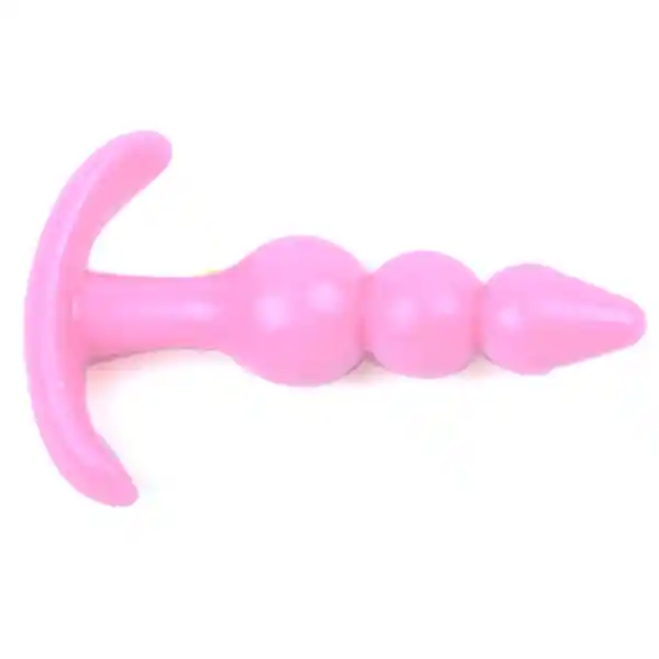 Plug anal con bolas en silicona