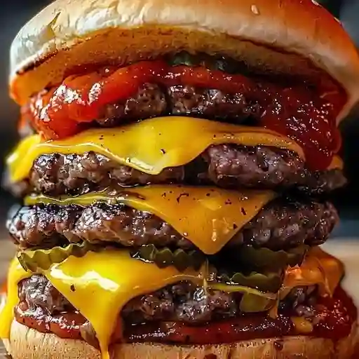 Combo hamburguesa 500gr 1 libra