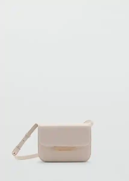 Bolso P Amber Off White Talla 99 Mujer Mango