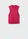 Top Fushia Fucsia Talla 18 Mujer Mango