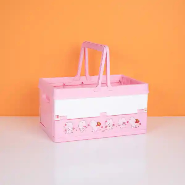 Organizador de Plástico Plegable Ratora Rosa Miniso