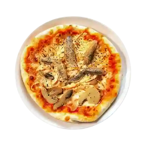 Pizza de Pollo y Champiñones Personal