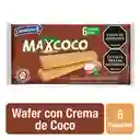 Maxcoco Galletas Wafer con Crema de Coco