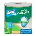 Toalla de Papel Desechable Scott Mega Absorb 1 Rollo 135H