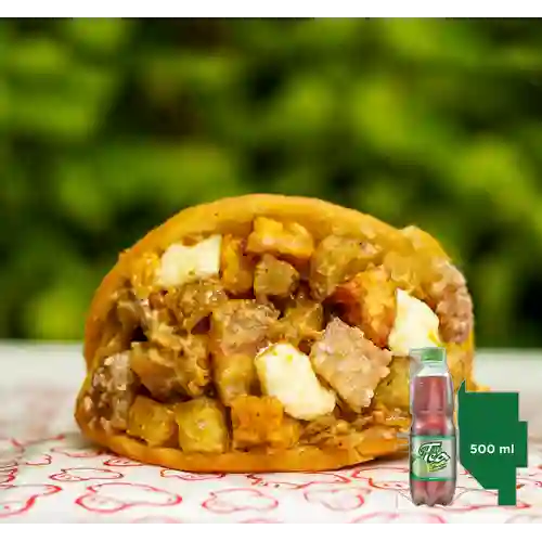 Combo Arepiz Chicharrona + Mr Tea Limón 500 ml