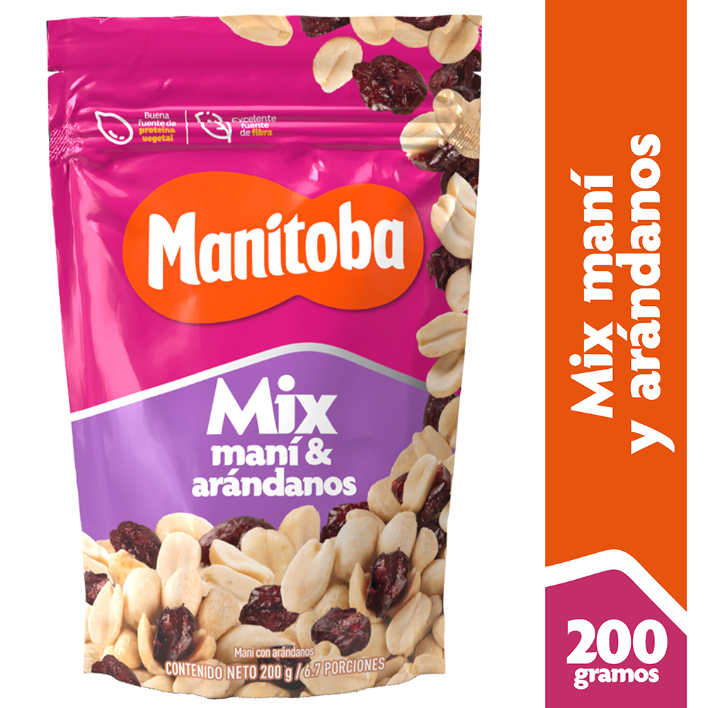 Manitoba Mix Maní Y Arándanos 200 g