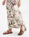 Vestido Largo Maxi Dress Café Arboleda Ultraoscuro L Chevignon