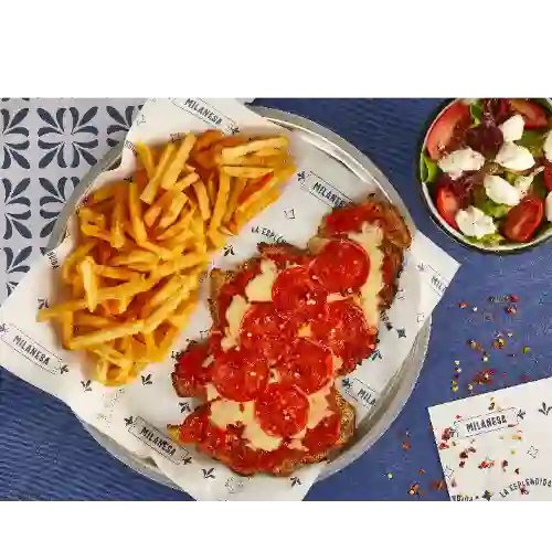 Combo milanesa pepperoni