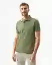 Camiseta Polo Verde Miliciano Oscuro Talla L Chevignon