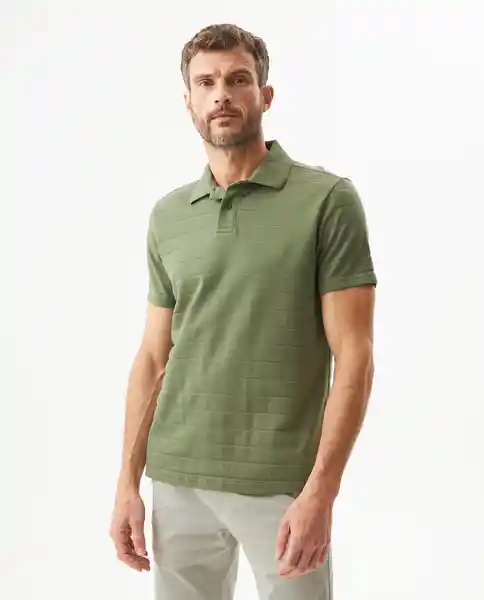 Camiseta Polo Verde Miliciano Oscuro Talla L Chevignon