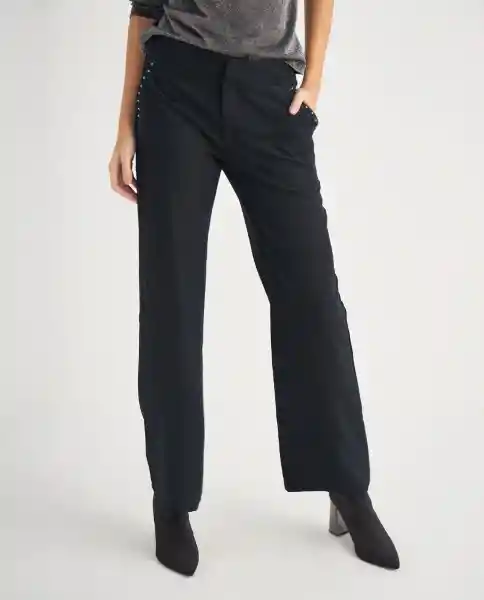 Pantalón Negro Jaguar Ultraoscuro Talla 14 439F000 Esprit