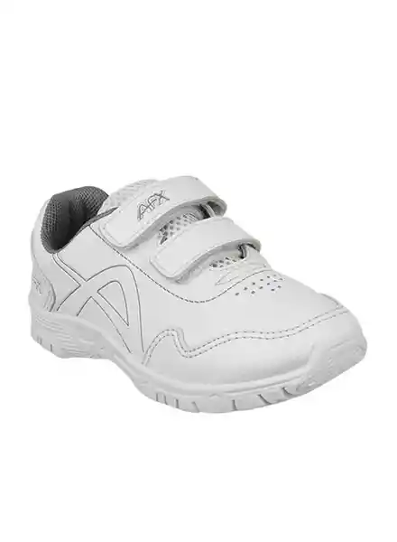 Aeroflex Tenis Colegial Unisex Color Blanco Talla 25/26