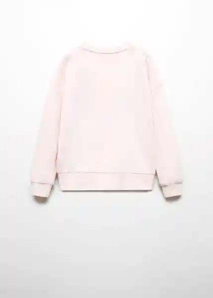 Buzo Sudadera Dublini Rosa Pastel Talla 08 Niñas Mango