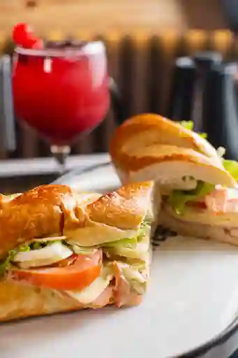 Medio Panini Jamón y Queso