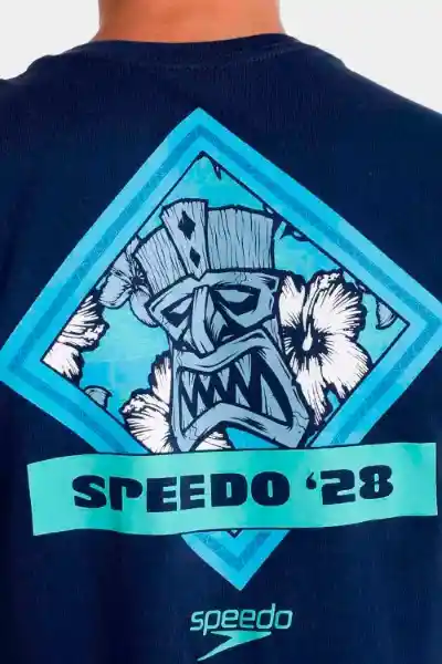 Camiseta Manga Corta Tiki Tantrum Hombre Talla L Speedo