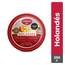 Queso Holandés Alpina Bloque 250 g